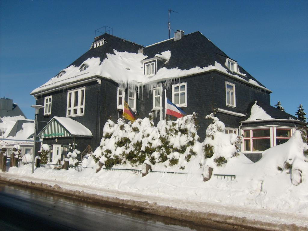 Pension Haus Am Waldesrand Oberhof  Bagian luar foto